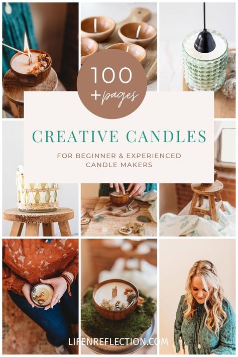 Homemade Candle Recipes, Candle Scents Recipes, Dried Flower Candles, Love Candles, Candle Projects, Candle Scents, Creative Candles, Easy Candles, Soy Candle Making