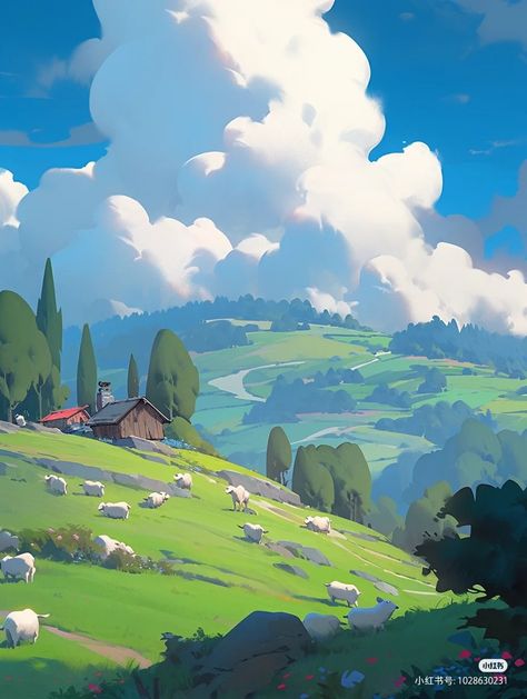 Stylized Environment Concept Art, Fantasy Environment Concept Art, Enviroment Concepts, Fictional Landscapes, Anime Environment, Environmental Concept Art, Scenery Reference, Landscape Digital Painting, Vast Landscape