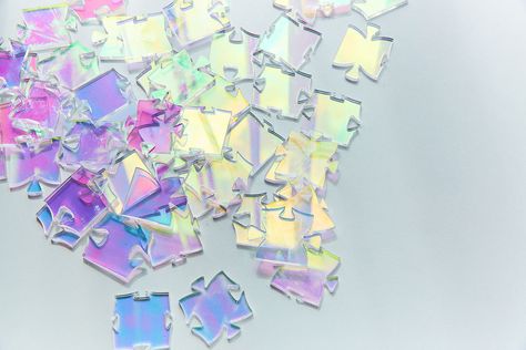 Clear And Colorful Acrylic Puzzles Acrylic Puzzle, Kickstarter Campaign, Laser Cut Acrylic, Rocks And Crystals, Jigsaw Puzzle, Clear Acrylic, Jigsaw Puzzles, Art Girl, Laser Cut