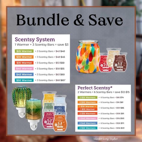 Scentsy Bundle And Save, Scentsy Oils, Scentsy Marketing, Scentsy Consultant Ideas, Scent Warmers, Scented Wax Warmer, Scentsy Business, Scentsy Party, Scentsy Fragrance