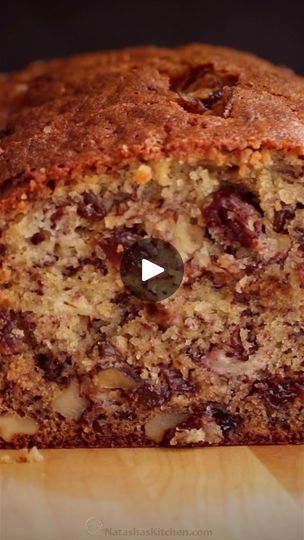 Natasha Kitchen, Bread Recipe Video, Facebook Recipes, Dessert Breakfast, Easy Banana Bread Recipe, Video Reels, Bake Desserts, Banana Bread Recipe, Recipe Video