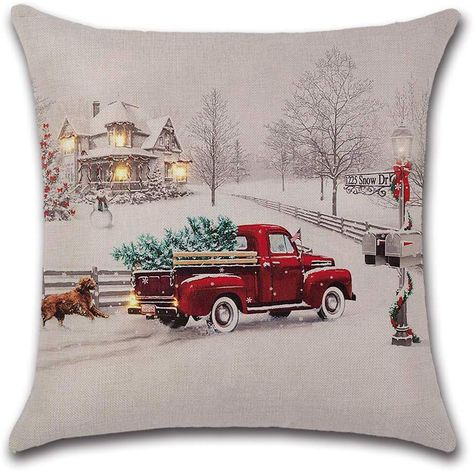 Support Pictures, Holiday Pillows Covers, Car Pillow, Christmas Cushion, Christmas Cushion Covers, Farmhouse Christmas Tree, Christmas Linen, Christmas Pillows, Christmas Cushions