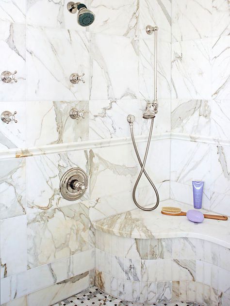 Pamper Yourself Awesome Showers, Small Bathroom Trends, Luxury Bathroom Sinks, Luxury Bathroom Tiles, Bath Trends, Walk In Showers, Elegant Bath, Bathroom Accessories Luxury, Dream Shower