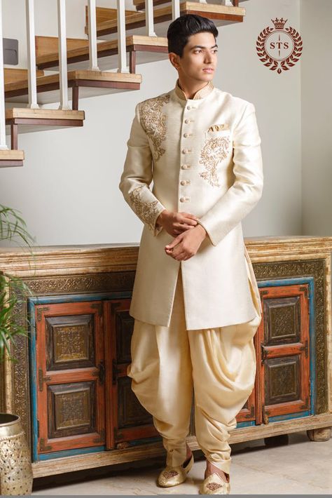 Define elegance as you adorn yourself with our exclusive collection Of Sherwani and Designer dresses. #sanjay #textile #store #menswear #suits #best #showroom #in #jaipur #sherwani #kurta #designersuits #jackets #indowesterns  Visit your nearest Sanjay Stores in Jaipur :- - Paanch Batti, M.I. Road 0141-4040741  - Opp. Sanghi Farm, Tonk Road 0141-2720731 - Dara Market, Johari Bazar 0141-2566487 Bengali Groom, Textiles Studio, Bridegroom Outfits, Twining Outfits, Wedding Sherwani For Men, Engagement Suits, Wedding Kurta, Wedding Kurta For Men, Kurta Pajama Men