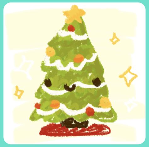 Note It Navidad, Christmas Tree Widget, Cute Christmas Tree Drawing, Note Widget, Christmas Tree Doodle, Tree Doodle, Christmas Tree Drawing, Cute Christmas Cookies, Christmas Note