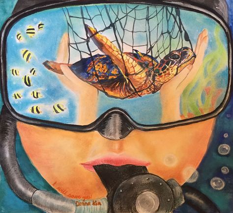 Ocean Awareness, Peace Poster, High School Art Lessons, Sea Life Art, Trash Art, Middle School Art, A Level Art, Art Contest, Camping Art