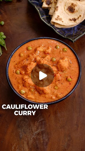 HomeCookingShow on Instagram: "Cauliflower Curry | Side dish for Chapathi | Easy Curry Recipe | Gobhi Masala | Cauliflower Recipes

#cauliflowercurry #sidedishforchapathi #reels #easycurryrecipe #cauliflowergravyforchapathi  #cauliflowerrecipes #gobirecipe #cauliflowergravy #homecookingshow 

To Roast Marinade

Cauliflower
Salt
Turmeric Powder
Chilli Powder
Oil - 4 Tsp

To Make Masala Paste

Oil - 1 Tbsp
Whole Spices
( Cinnamon, 2 Cardamom, 5 Cloves, Fennel Seeds - 1 Tsp, Bay Leaf )
Onion - 2 Nos
Garlic - 6 Cloves
Ginger
Cashew Nuts - 15 Nos
Tomato - 1 No.
Water

To Make Cauliflower Curry

Oil - 2 Tbsp
Roasted Cauliflower
Cooked Peas - 1/2 Cup
Cumin Seeds -1 Tsp
Ground Masala Paste
Turmeric Powder - 1/4 Tsp
Kashmiri Chilli Powder - 2 Tsp
Cumin Powder - 1 Tsp
Coriander Powder - 1 Tsp
Garam Cauliflower And Tomato Masala With Peas, Roast Marinade, Cauliflower Gravy, Easy Curry Recipe, Gobhi Recipe, Curry Side Dishes, Gobi Recipes, Kashmiri Chilli, Curry Recipes Easy