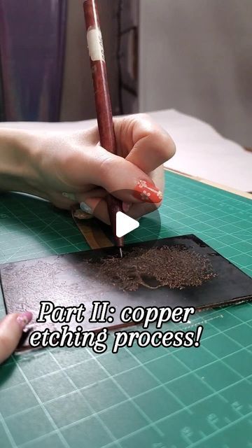 Etching Ideas Prints, Copper Etching Printmaking, Metal Etching Tutorial, Copper Plate Etching, Etching Techniques, Intaglio Print, Etching Printmaking, Intaglio Printmaking, Etching Ideas