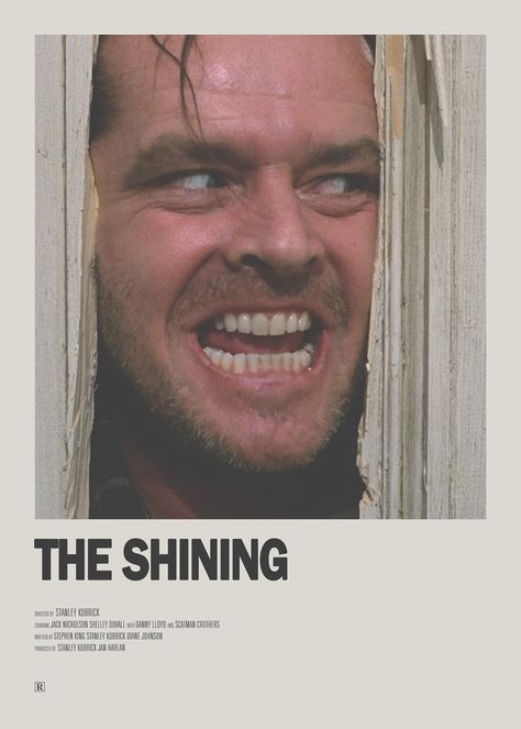 The Shining Movie Poster, Shining Movie Poster, The Shining Movie, Movie Polaroids, Indie Movie Posters, Minimalist Movie Posters, Movie Card, Protest Posters, Tv Posters