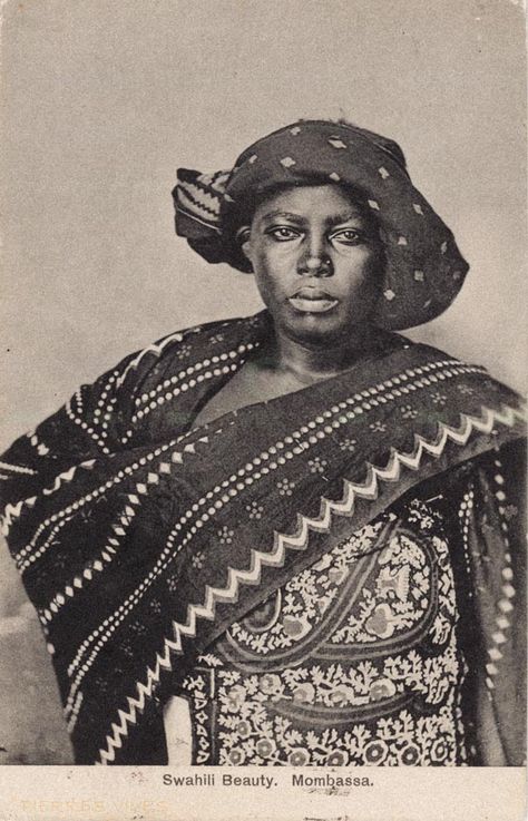 Quirky Illustration, Black Photography, African People, Mombasa, African Textiles, Indigenous Culture, African Diaspora, African History, Historical Pictures