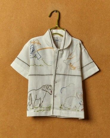 Stylish Boy Clothes, Victorian Quilts, Embroidered Quilts, New York Mens, Old Shirts, Stylish Boys, Shirt Embroidery, Embroidery Fashion, Farm Animal