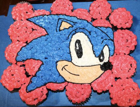 Sonic The Hedgehog Birthday Cupcakes, Sonic Pull Apart Cupcake Cake, Sonic Cupcake Cakes Pull Apart, Sonic The Hedgehog Cupcake Cake, Sonic Pull Apart Cupcakes, Sonic Cupcake Cake, Sonic Birthday Cupcakes, Sonic The Hedgehog Cupcakes, Sonic Cupcakes