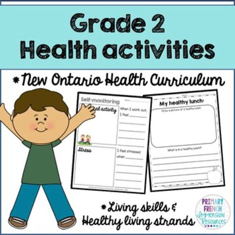 Just posted in French and English!! #teacherspayteachers #canadianteacher #frenchtpt #frenchimmersion Grade 1 French, Health Snacks For Work, Health And Physical Education, French Activities, Health Unit, Living Skills, Simple Nutrition, Health Activities, Health Living