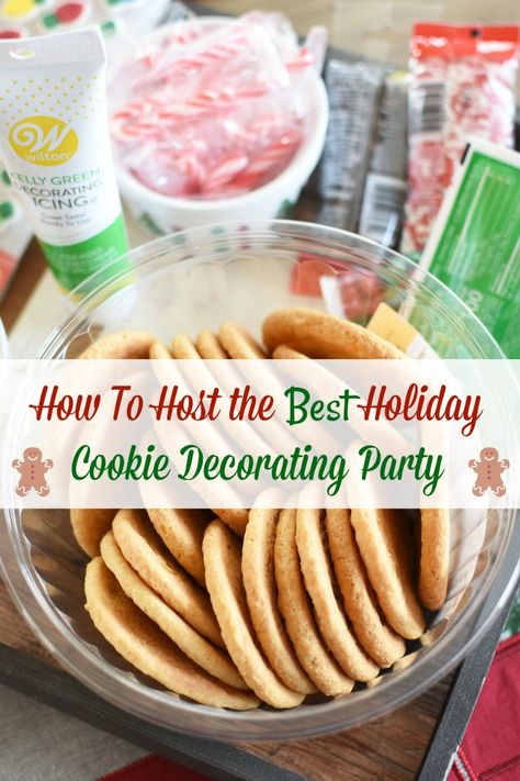 Host the best holiday cookie party ever! Get inspired with a list of cookie decorating musts as well as a way to personalize your party to impress your guests this Christmas season.  via @savvysavingcoup Cookie Decorating Station, Holiday Cookie Party, Christmas Cookies Kids, Holiday Desserts Christmas, Christmas Cookie Party, Personalized Gifts For Him, Best Holiday Cookies, Cookie Decorating Party, Decorating Party