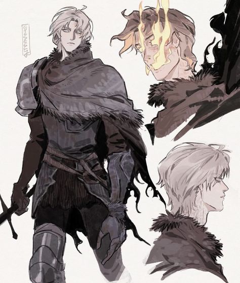 Dessin Game Of Thrones, Accel World, Dark Souls Art, 캐릭터 드로잉, Bloodborne, Elden Ring, Fantasy Armor, Soul Art, Character Design Male