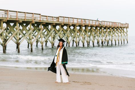 University of North Carolina Wilmington ( UNCW ) Graduation Session - Wilmington, NC - Wrightsville Beach, NC - Undergrad Photos - NC Graduation Photographer - NC Senior Photographer Uncw Graduation Pictures, University Of North Carolina Wilmington, Pre Convo, North Carolina Wilmington, Unc Wilmington, Graduation Session, Wrightsville Beach Nc, College Graduation Photos, Grad Pic