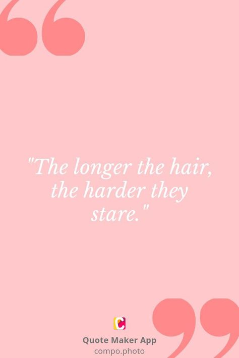 Long Hair Quotes, Hair Captions, Hair Salon Quotes, Long Hair Blonde, Hairdresser Quotes, One Word Instagram Captions, Hairstylist Quotes, Salon Quotes, Hair Messy