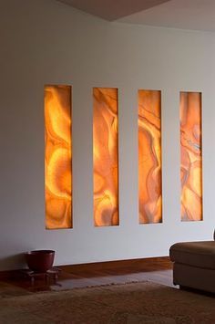 Onyx on Pinterest | Feature Walls, Marbles and Led Seaglass Paint, Glass Feature Wall, Onyx Wall, Backlit Wall, Entry Area, Stone Interior, Wall Niche, Elmer's Glue, Stone Panels