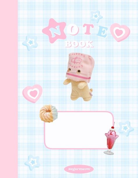 Pink Notebook Cover Goodnotes, Cute Cover Pages For School, Notebook Page Template Aesthetic, Cover Book Cute, Cute Book Covers For School, Notebook Designs Cover, My Journal Cover Page Printable, Cute Notebook Cover Ideas, Goodnotes Notebook Cover Cute