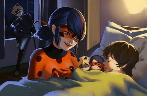 Agreste Family, Comics Ladybug, Ladybug Und Cat Noir, Miraculous Ladybug Kiss, Ladybug Art, Ladybug And Cat Noir, Miraculous Wallpaper, Miraculous Ladybug Memes, Miraculous Ladybug Wallpaper