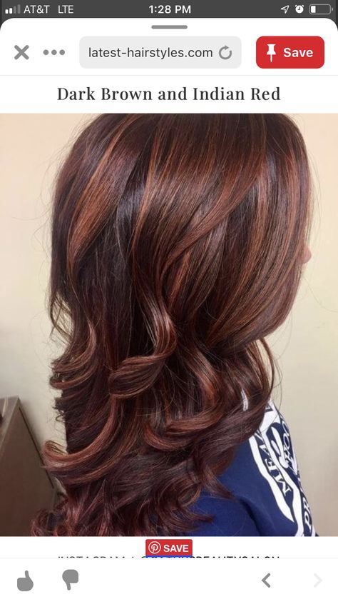 Reddish Brown Hair With Blonde, Natural Red Highlights In Brown Hair, Red Highlights Brown Hair, Cinnamon Highlights On Brown Hair, Cocoa Cinnamon Hair Color, Brownish Red Hair With Blonde Highlights, Dark Mahogany Hair, Redish Brown Hair, Brownish Red Hair