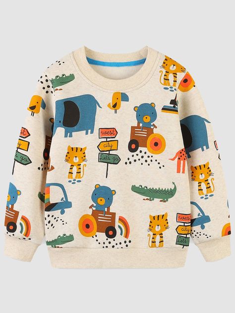 Toddler Boys Sweatshirt, Kidswear Trends, Boy Jumper, Big Big, Cartoon Sweatshirts, Boys Sweatshirts, Toddler Boy Outfits, Boys Jacket, Boys Casual