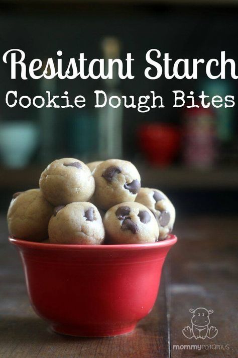 Tiger Nut Flour Recipes, Resistant Starches, Resistant Starch Foods, Healthy Cookie Dough Bites, Starch Recipes, Cinnamon Dough, Tiger Nut, Tigernut Flour, Starch Foods