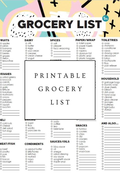 I’m always on the lookout for a great pre-printed grocery list. Master Grocery List Printable, Grocery List On A Budget, Grocery List Printable Free, Master Grocery List, Printable Grocery List, Grocery List Printable, Recipes Family, Laundry Soap, Shaving Cream