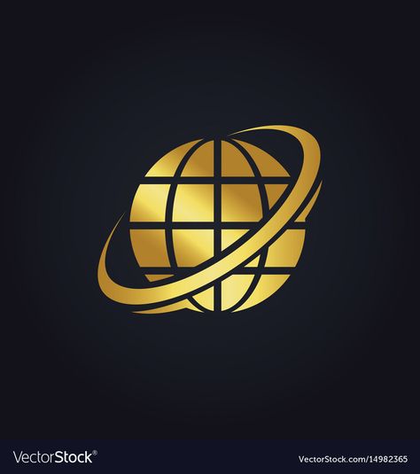 Gold Logo, Png Images, Adobe Illustrator, Globe, Vector Images, Illustrator, Resolution, Technology, Gold