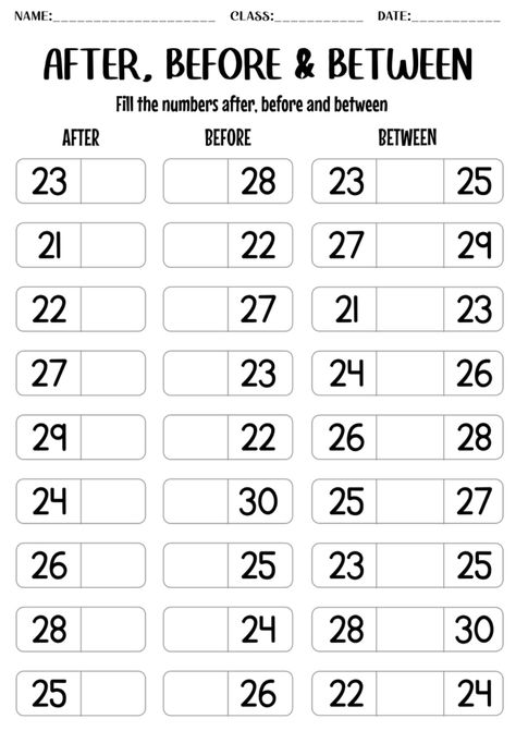 21 To 30 Numbers Worksheet, Addition To 30 Worksheets, Before Numbers Worksheet 1-100, Before Between After Math Worksheets, Maths Work Sheet For Kg, Numeracy Worksheets For Kindergarten, Numbers 21-30 Worksheets, Numbers 1-30 Worksheets, Jr Kg Worksheets