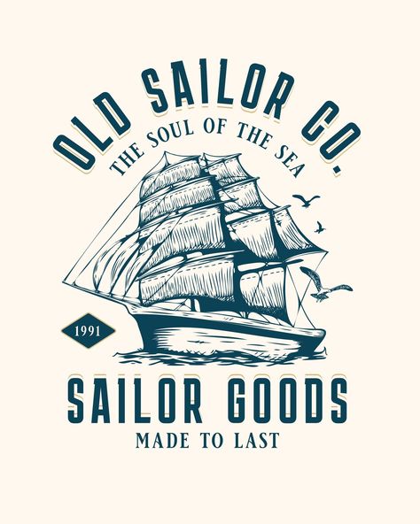 😍 Beautiful vintage sailor logo made by @sergej__krieger in Kittl! This layout is perfect for tags, labels, packaging, and so much more. 🏷️ You can customize this design and thousands of others by visiting our link 😎 Vintage logos | Retro logos | Decorated logos | Badge logos | Monogram logos | Circle logos | Typography logos Vintage logos | Retro logos | Decorated logos | Badge logos | Monogram logos | Circle logos | Typography logos Sailor Logo, Tea Svg, Nautical Logo, Sons Of Liberty, Spartan Tattoo, Boston Tea Party, Logos Retro, Fruit Names, Teacher Treats