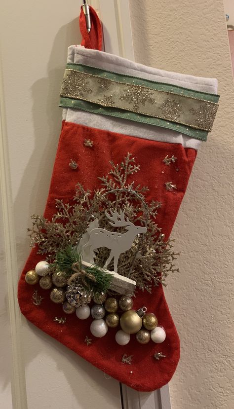 Stocking Decorating Contest Ideas Diy, Christmas Stocking Decorating Contest, Stocking Diy Ideas, Stocking Decorating Ideas Contest, Stocking Decorating Ideas Diy Glitter, Stocking Contest Ideas, Decorate Stockings Christmas, Stocking Decorating Contest, Stocking Decorating Ideas