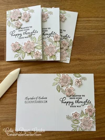 Su Petal Park Cards, Petal Park Stampin Up Cards, Stampin Up Petal Park, Petal Park, Stamped Flowers, Paper Garden, Stampin Up Birthday Cards, Stampin Up Catalog, I Get It