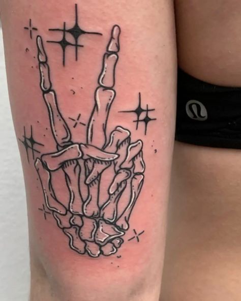 101 Amazing Skeleton Tattoo Ideas That Will Blow Your Mind! - Outsons Skeleton Memorial Tattoo, Skeleton Tattoo Ideas, Tattoos Skeleton, Skeleton Hand Tattoos, Middle Finger Tattoos, Inner Bicep Tattoo, Skull Hand Tattoo, Skeleton Tattoo, Skeleton Tattoos