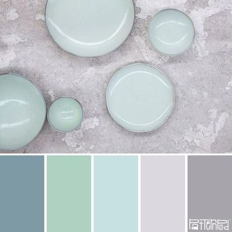 Bathroom Color Palette, Best Bathroom Colors, Green And Gray, Bathroom Color, Trendy Bathroom, Interior Paint Colors, Bathroom Colors, Paint Schemes, Digital Resources