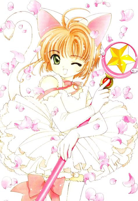 Kinomoto Sakura Card Capture Sakura, Clow Cards, Sakura Art, Tsubasa Chronicles, Sakura Kinomoto, Mahō Shōjo, Sakura Card Captor, Card Captor Sakura, Clear Card