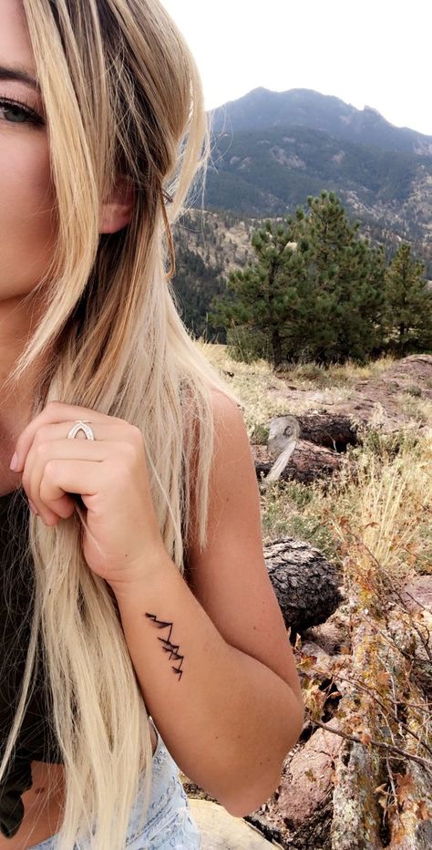 Moutain Tattoos, Montana Tattoo, Small Mountain Tattoo, Berg Tattoo, Colorado Tattoo, Mountains Tattoo, Pueblo Colorado, Mountains Colorado, Telluride Colorado