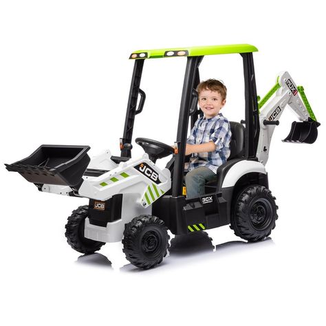 12V JCB Ride On Excavator, 4 in 1 Kids Excavator Ride On Toy with Remote Control & Front Loader & Digger, Four Transformable Forms Kids Ride On Car Toy Kids Construction, Excavator Toy, Kids Play Toys, Construction For Kids, Construction Vehicle, Riding Toys, Parent Child Relationship, Cool Gifts For Kids, Ride On Toys