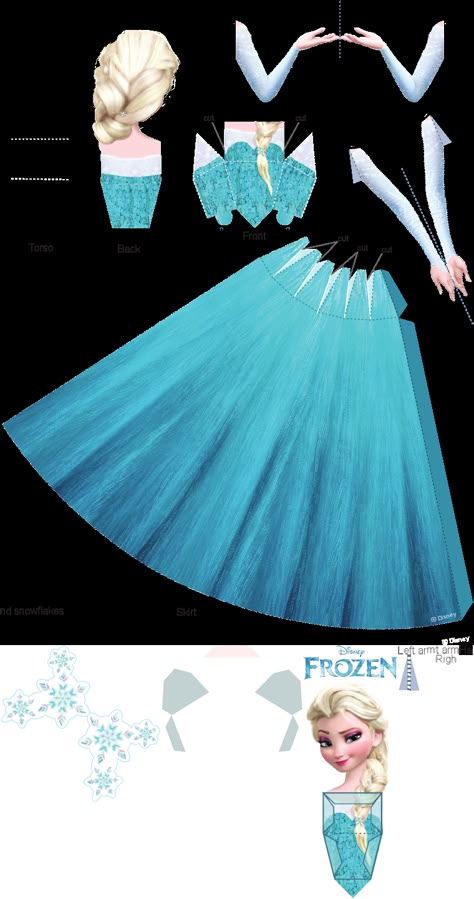 Disney Frozen Elsa Papercraft Craft Printable 0913 (1) | Clothing | Fashion & Beauty Frozen Paper Dolls, Frozen Free, Frozen Photos, Frozen Crafts, Disney Paper Dolls, Olaf Snowman, Princess Paper Dolls, Frozen Bday Party, Disney Frozen Party