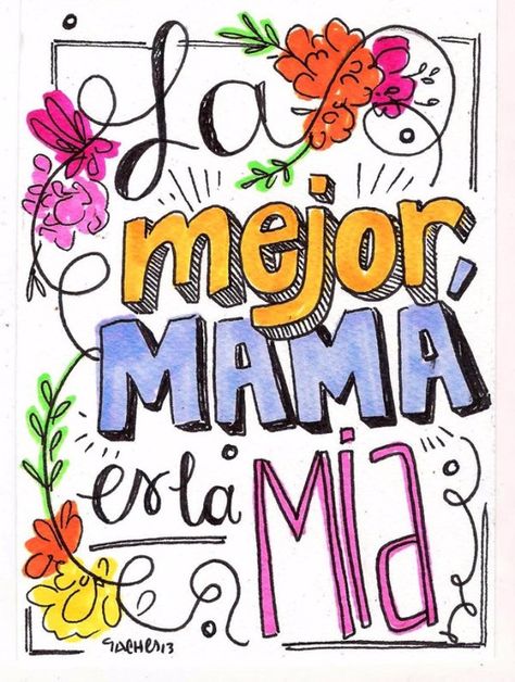 Gifs y memes e imágenes para felicitar el Día de la Madre por Whatsapp Foto Transfer, Mom Day, Naha, Mothers Day Crafts, The Words, Happy Mothers Day, Happy Mothers, Mother’s Day, Hand Lettering