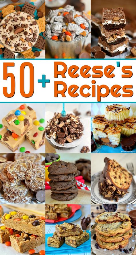 Reeces Cake, Reeses Desserts, Reese's Cookies, Reese's Recipes, Recipes For Desserts, Reeses Cake, Reeses Cookies, Popcorn Cookies, Mom On Timeout