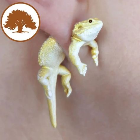 Unique Hand Bearded Dragon Earrings: Perfect Women - Temu 90s Bead Lizard, Lizard Bracelet, Bead Lizard, Female Leopard, Birthday Present Ideas, Dragon Earrings, Handmade Boot, Leopard Gecko, Animal Earrings