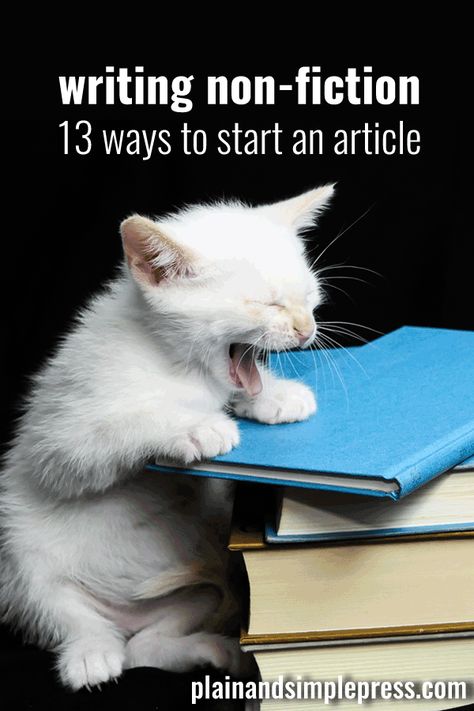 13 Kinds of Article Leads Non Fiction Writing, Creative Nonfiction, Nonfiction Writing, Magazine Article, Technical Writing, Writing Crafts, The Reader, Writing Resources, Writing Life