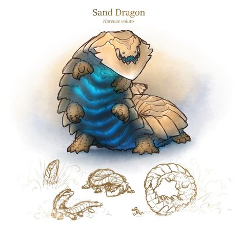 Sand Dragon, Creature Fantasy, Cool Dragons, Creature Artwork, Fantasy Beasts, Alien Concept Art, Creature Drawings, Monster Concept Art, Dungeons And Dragons Homebrew