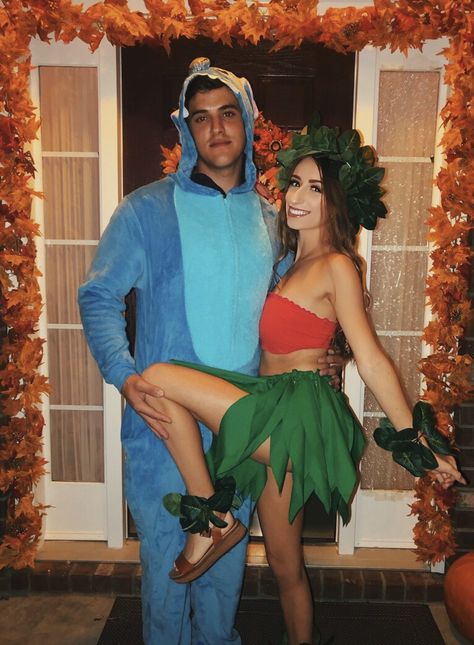 Lilo And Stitch Costume Couple, Lilo Y Stitch Disfraz, Lilo Costume, Lilo And Stitch Costume, Cowgirl Halloween Costume, Stitch Costume, Cowgirl Halloween, Lilo Und Stitch, Diy Costumes Women