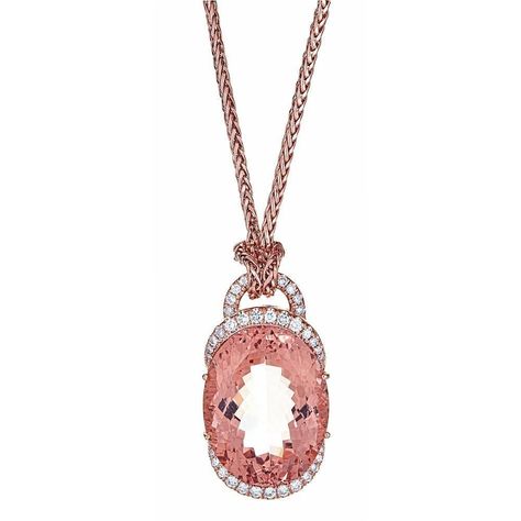 64.0 Carat Morganite and 2.45 Ct Diamond Solitaire Pendant in 14 Karat Rose Gold Show off your fashion style with pendant impressive pendant. The unique design of 64 TCW Oval Morganite surrounded by 2.45 TCW round shimmering diamonds is just a perfection of style. Crafted in 14k stunning rose gold. Finished with a polish shine. Gold Purity: 14 Karat Gold Type: Rose Gold Stone Name: Morganite Diamond Weight: 2.45 Carat Size: NA Item Style: Solitaire Pendant Keywords: Pendant, Solitaire Pendant, D Diamond Necklace Tiffany, Small Diamond Necklace, Single Diamond Necklace, Uncut Diamond Necklace, Diamond Necklace Simple, Floating Diamond Necklace, Rose Gold Morganite Ring, Morganite Pendant, Real Diamond Necklace