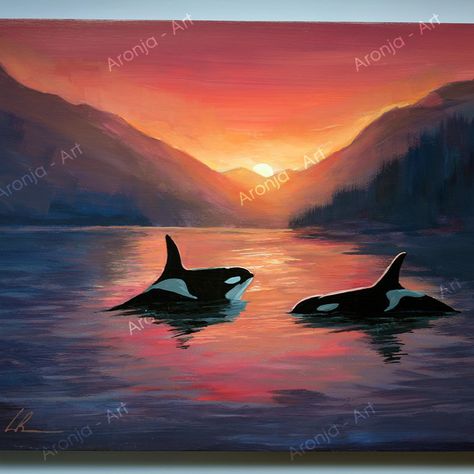 This lovely Orca couple is still looking for a new home ❤️ . . . #painting #picoftheday #art #originalpainting #painting #fantasy #inspiration #artwork #instagood #follow #followme #fyp #foryoupage #viral #wildlife #orca Orca Whales Art, Orca Concept Art, Orca Watercolor Painting, Orca Painting, Orca Painting Acrylics, Orca Captivity Art, Inspiration Artwork, Home Painting, Xmas 2024