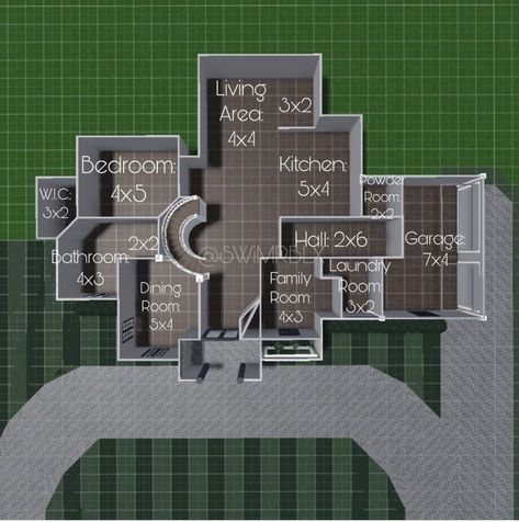 Bloxburg Extieror Ideas, Roblox Family Home Layout, Bloxburg House Floor Plan 1 Story, Modern Bloxburg Layout Ideas, 7 Bedroom Bloxburg House Layout, House Lay Out Bloxburg, Bloxburg House Layouts 2 Story Aesthetic Big, Huge Bloxburg House Layouts, One Floor House Design Modern Bloxburg