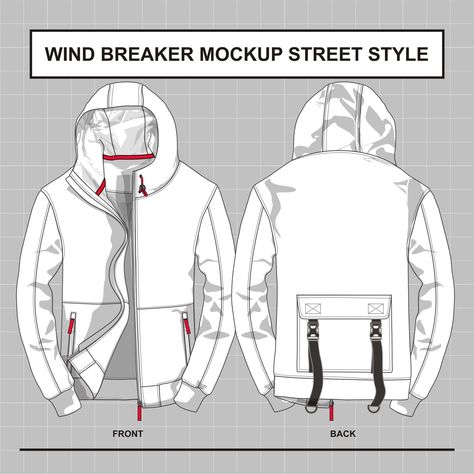 This is a Vector Template/Mockup for Windbreaker Jacket streetwear style.  in the downloaded file there are *.ai file and *.eps file, which both of them can be edited freely in Adobe Illustrator and/or CorelDraw. You can freely edit, resize and change the color of the file in Adobe Illustrator and/or CorelDraw. this is a Digital Products, there are no physical products that will be sent to you.  it's a VECTOR file, not a Photoshop psd file. in the downloaded files you can get: - 1 ai file - 1 eps file - 1 jpg screenshot file Note: This is Not a Pattern  Read the description carefully! Digital items aren't eligible for returns or exchanges on Etsy because of the nature of these items. Windbreaker Design, Blank Mockup, Apparel Design Inspiration, Jacket Streetwear, Tech Pack, Vector Template, Streetwear Style, Size Label, Style Streetwear