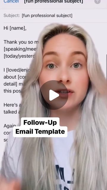 Erin McGoff | AdviceWithErin ✨ | Always always always do this!!! 👏🏼👏🏼👏🏼 follow @advicewitherin for more ✨ #jobsearch #corporate #email | Instagram Erin Mcgoff, Email Templates, Job Search, Subjects, Instagram